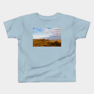 Druridge Bay Sand Dunes Kids T-Shirt